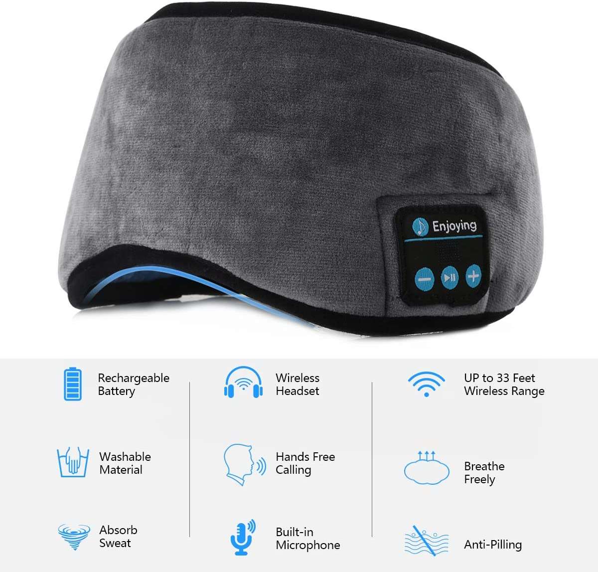 Antifaz DreamSync Bluetooth